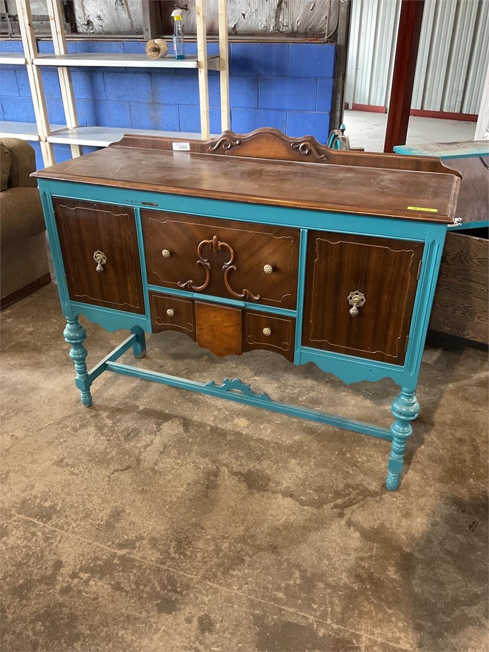 Vtg bureau, 50”w x 18”d x 41”t