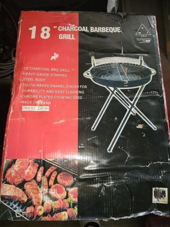 18'' Charcoal Grill in Box