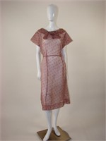 Ladies Sheer 1950s Day Dress