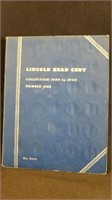 1909-1940 Lincoln Penny Partial Set in Whitman Alb