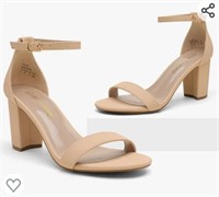 $65 (9) Low Heeled Sandals