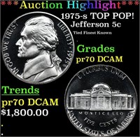 Proof ***Auction Highlight*** 1975-s Jefferson Nic