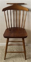 Vintage Wooden Windsor Style Valet Chair