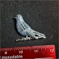 Bluebird brooch