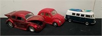 Three VW vehicles