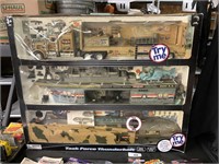 Military Army Navy Truck Sub and Ship Toys.