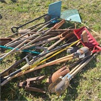 Large Pile of Handle Tools & Parts