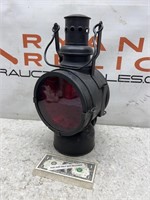 Unusual unmarked Railroad ? Signal lantern red