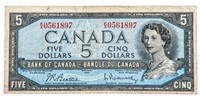 Bank of Canada 1954 $5