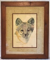 Signed & Numbered Phillip Leonetti 1978 Fox Print