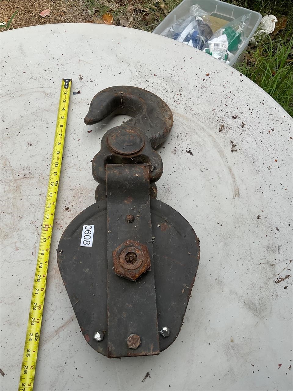 Sherman and Reilly 10 ton pulley- 5/8 rope use