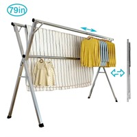 TE9019  Untyo Clothes Drying Rack, 79" Stainless
