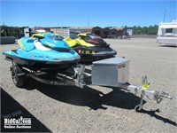 (DMV) (2) SeaDoo GTR215 & GTISE155 Jet Skis Triton