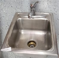 STAINLESS STEEL SINK W/ FAUCET