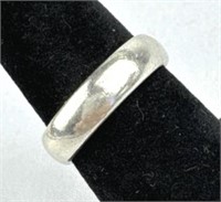 925 Sterling Domed Comfort Band Ring, FC