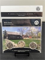 Weir Farm America the Beautiful 3 Coin Set