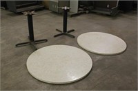 (2) Round Tables, Approx 48"x30"