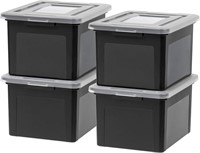 $80 Letter/Legal File Tote Box, 4 Pack