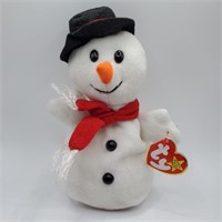 Ty Beanie Baby "Snowball the Snowman" Beanie