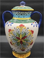 Large Scale Itaian-Style Majolica Ginger Jar
