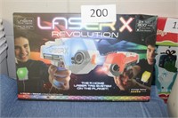 laser revolution gun toy