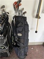 Golf Bag with Golf Clubs Drivers Irons