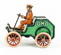Rare 1903 Marke Lehmann OHO Tin Litho Wind Up Car