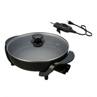 Mainstays 12 Round Nonstick Electric Skillet with