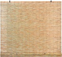 Cord-Free Bamboo Reed Roll-Up Blind Shades 72x72"