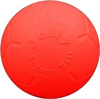Jolly Pets 8" Soccer Ball, Orange, Large/x-large