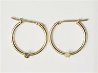 7L-10k yellow gold diamond (0.07ct) earrings -$270