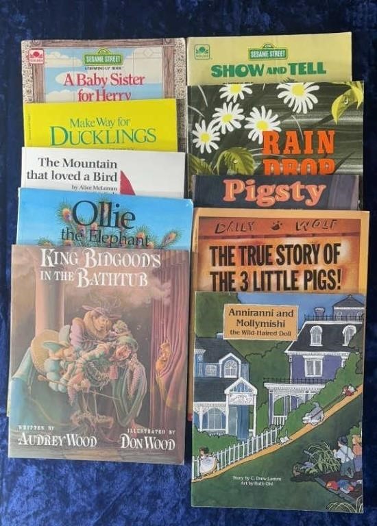 Lot of childrens softcover books