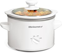 Elite Gourmet MST-250XW Slow Cooker  White