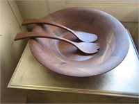 Wood Salad Set