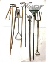 Large Lot of Garden & Lawn Tools
