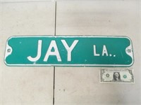 Heavy Metal Jay LA Street Sign