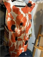 Jessica Simpson Orange Dress Size 2 (back room