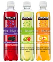 24-Pk Kirkland Signature Sparkling Flavoured Water