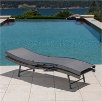 $470  SunVilla Sling Wave Chaise lounger, Adj. Arm