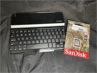 Logitech keyboard and scandisk