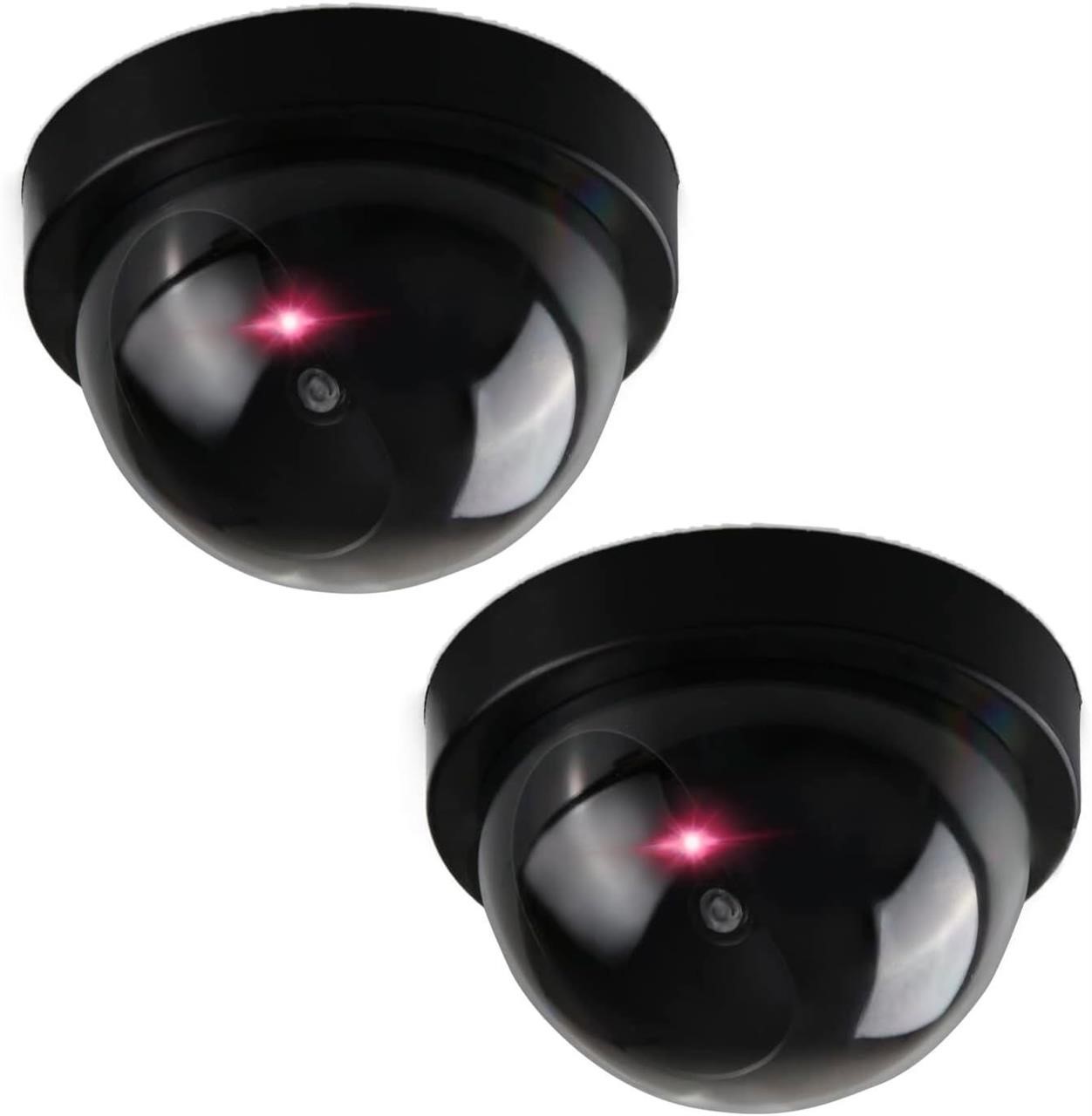 NEW 2PK Realistic Mini Fake Security Cameras