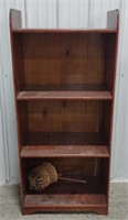 (AB) Wooden 3-Shelf Bookcase (57"x25"x15.5")
