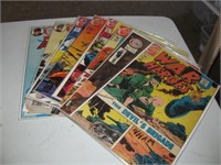 Lot of Vintage Military Themed Comic Books -
