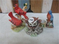 Bird & Owl Figurines