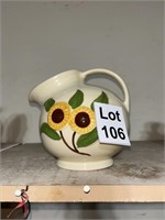 Sunflower Pitcher