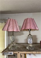 Pair of Small Table Lamps