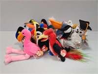 Beanie Babies:Birds- Pinky(Flamingo),
