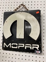 3-D Mopar metal sign