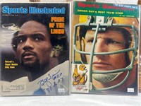 2 signed vintage Sports Illustrated- 1980