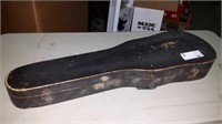 Antique wooden violin case